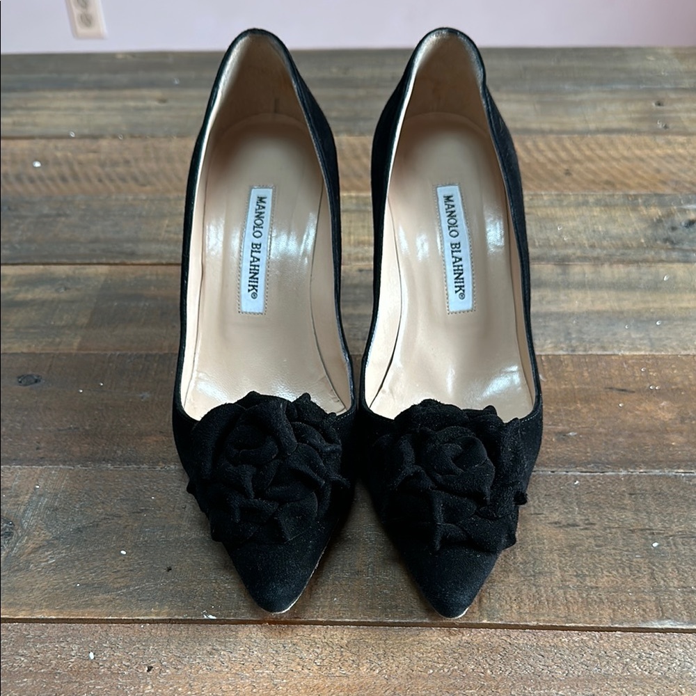 Manolo Blahnik Black Women's Shoes